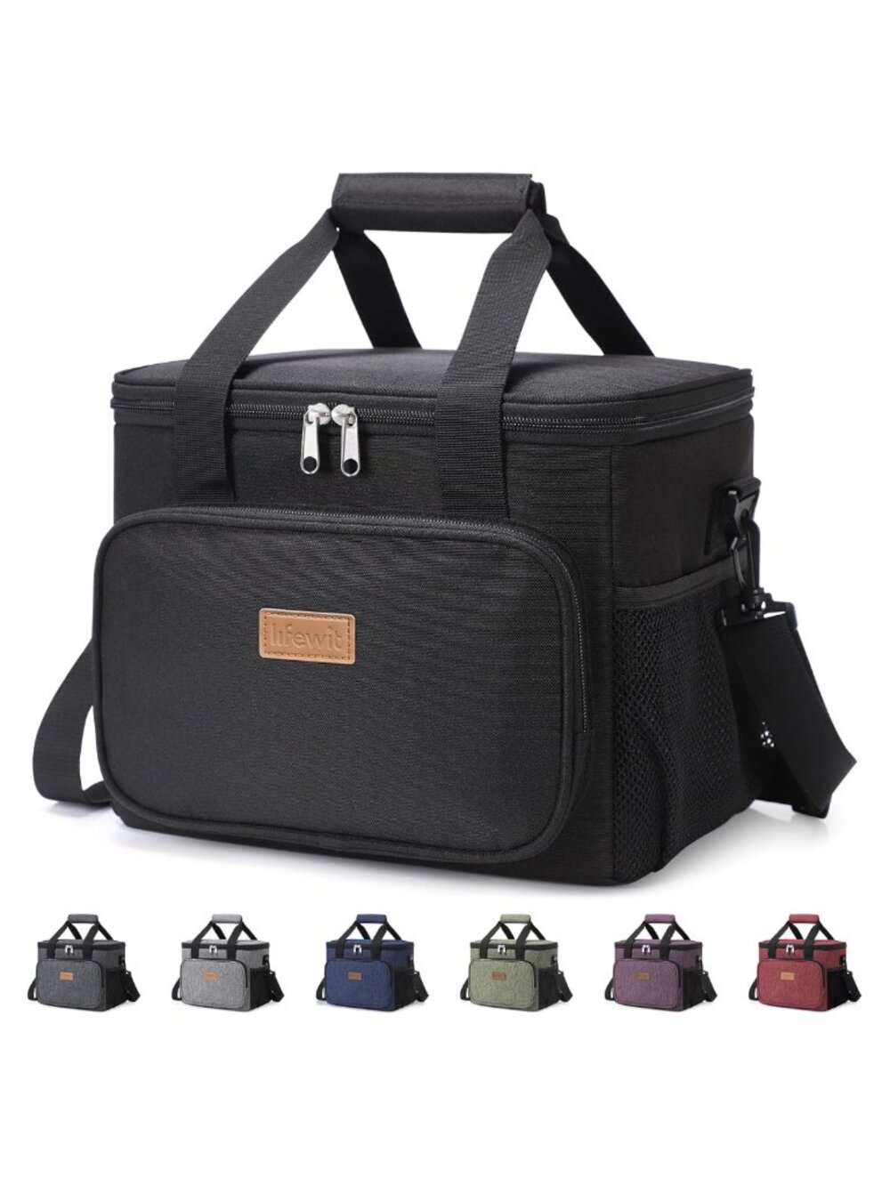 Insulated Lunch Bag 15L Large Soft Cooler Tote Leakproof Thermal